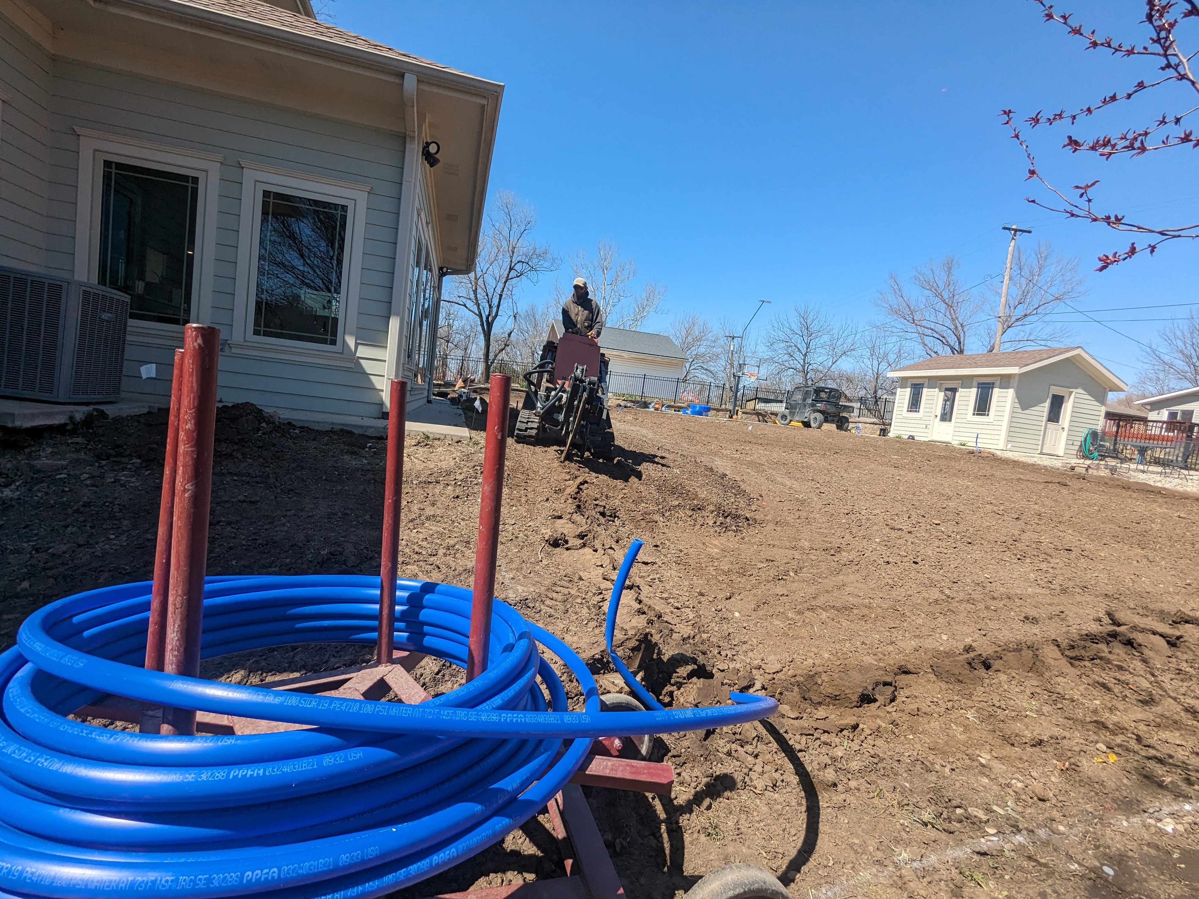 Awercamp Grading Irrigation Sod17