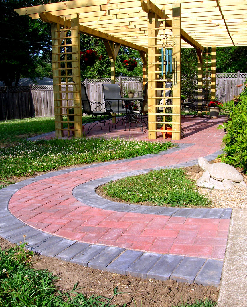 backyard stone patio designs on Outdoor Living Valleyscapes